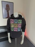 ARTICLE -A DROPSHOULDER CROPED VINTAGE AUTHENTIC FULL HOODIE